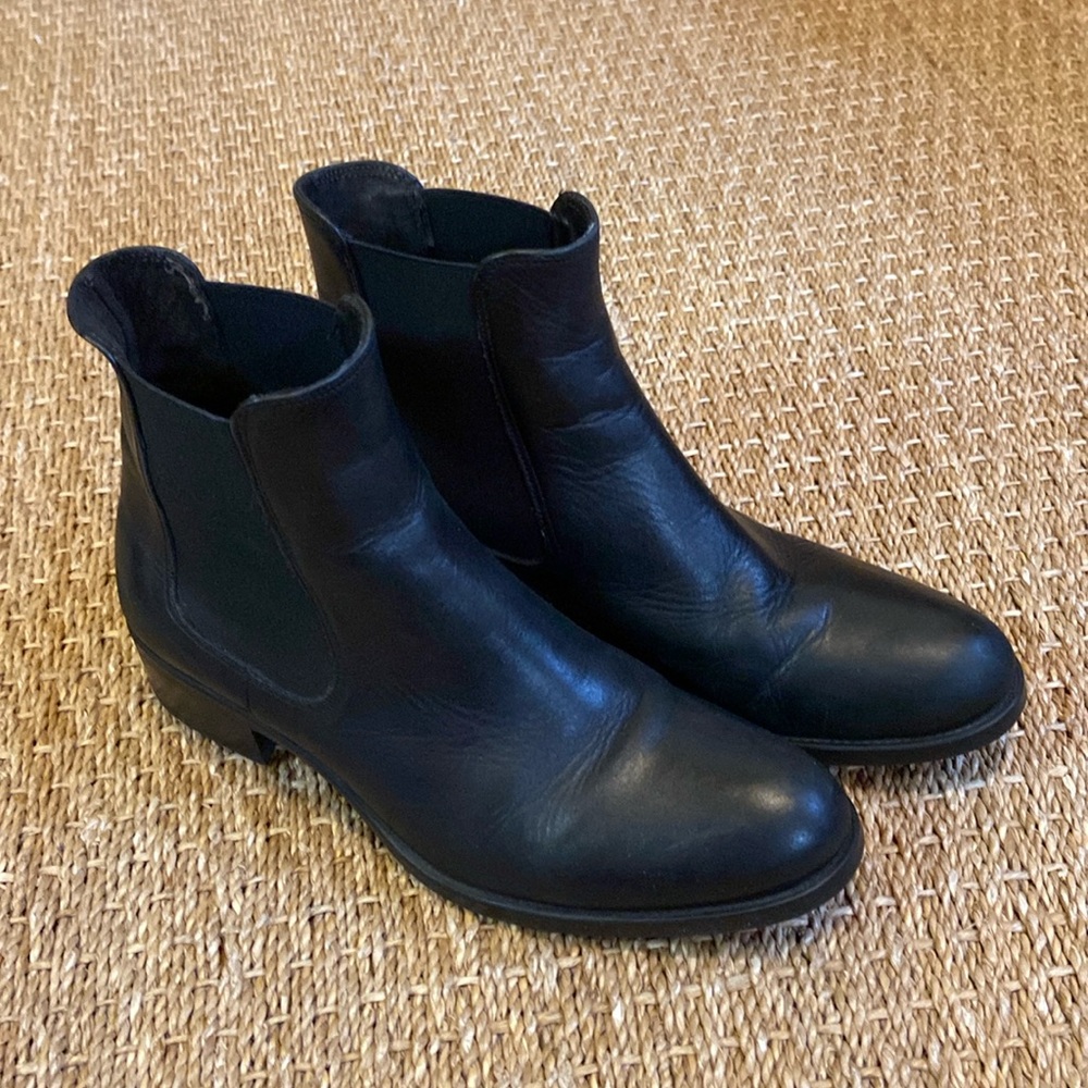 Browns Black Leather Chelsea Boots